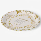 Storybook unsere nächste Kapitel Märchendusche Pappteller (Schrägansicht)