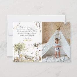 Storybook | Wald | Foto Vielen Dank Dankeskarte