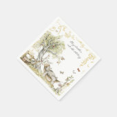 Storybook | Waldwald Geburtstagspartei Serviette (Ecke)