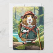 Storybook Wanderer, Guinea Pig Wiker Typ Einladung (Vorderseite)