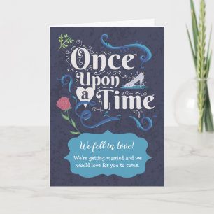 Storybook Wedding - Once Upon a Time Einladung