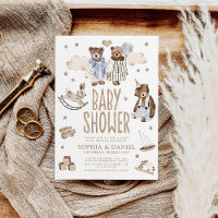 Storybook Whimsical Bears Joint Baby Shower