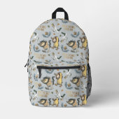 Storybook Wild Things Adventure Pattern Bedruckter Rucksack (Vorderseite)