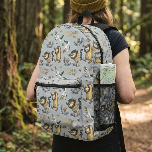 Storybook Wild Things Adventure Pattern Bedruckter Rucksack