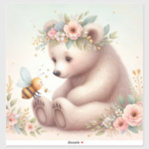 Storybook Woodland Babies Bär und Biene