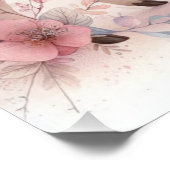 Storybook Woodland Babies Hirsche Liebe Poster (Ecke)