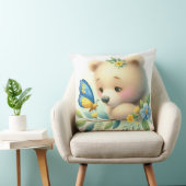 Storybook Woodland Babys Bären und Schmetterling Kissen (Stuhl )