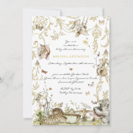 Storybook | Woodland Forest Baby Dusche Einladung