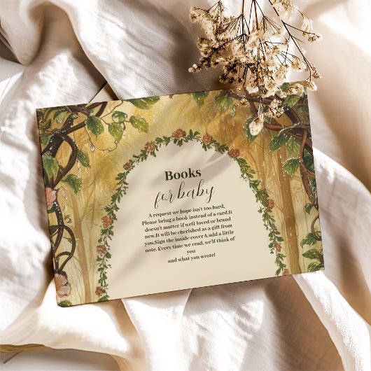 Storybook Woodland Forest Books for Baby Begleitkarte