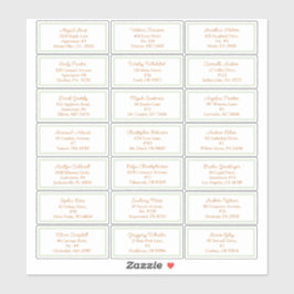 Storybook Woodland Fox Baby Showadresse Aufkleber