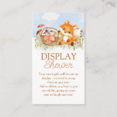 Storybook Woodland Fox Babydusche Begleitkarte (Vorderseite)