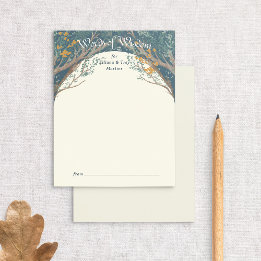 Storybook Woodland Friends Baby Showeinlage Hinweiskarte