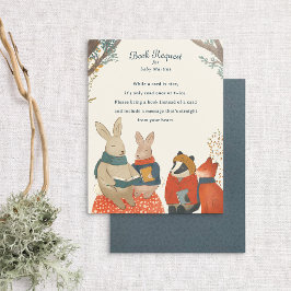 Storybook Woodland Friends Buchanfrage Begleitkarte