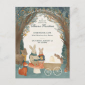 Storybook Woodland Friends Kinderdusche Postkarte (Vorderseite)