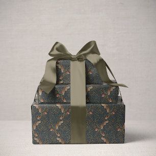 Storybook Woodland Friends Sleepy Eichhörnchenwald Geschenkpapier