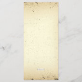 Storyline Anpassbare Karte für das Hochzeitmenü (Rückseite)