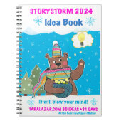 Storystorm 2024 Ideenbuch und Zeitschrift Notizblock (Vorderseite)