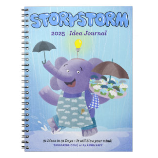 Storystorm 2025 Journal/Idea Book Notizblock