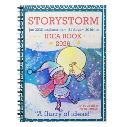 Storystorm 2026 Journal/Ideenbuch Notizblock (Vorderseite)