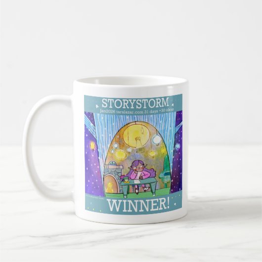 Storystorm 2026 Sieger-Tasse Kaffeetasse (Links)