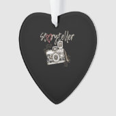 Storyteller Camera Fotograf Cool Ornament (Vorderseite)