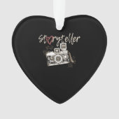 Storyteller Camera Fotograf Cool Ornament (Vorderseite)