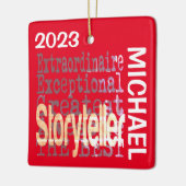 Storyteller Extraordinaire CUSTOM Keramikornament (Links)