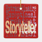 Storyteller Extraordinaire Keramikornament (Rückseite)