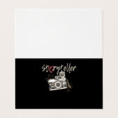Storyteller Fotograf Fotograf Cool Visitenkarten (Außenseite Aufgefaltet)