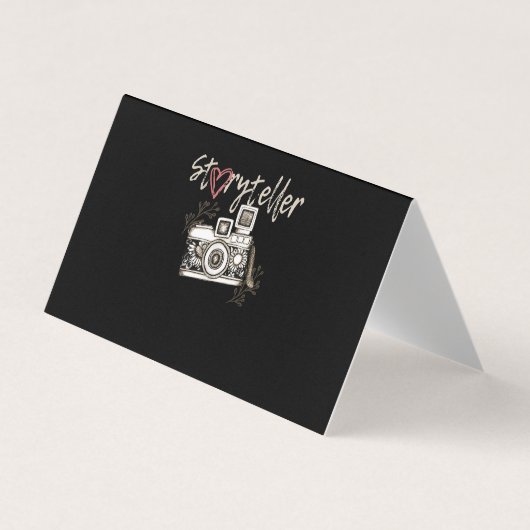 Storyteller Fotograf Fotograf Cool Visitenkarten (Vorderseite)