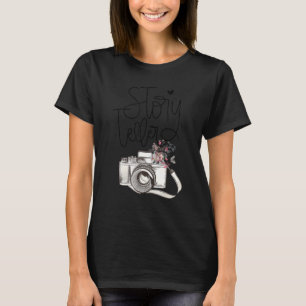 Storyteller Fotograf Vintage Kamera mit Blende T-Shirt