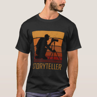 Storyteller Vintag Fotograf Fotograf Camer T-Shirt