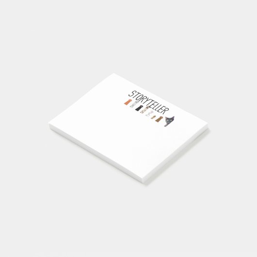 Storyteller's Paws: Sticky Notes for Purfect Plot Post-it Klebezettel (angewinkelt)