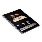 Storytelling puzzelende Fubby's. Notizblock (Rechte Seite)