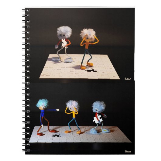 Storytelling puzzelende Fubby's. Notizblock (Vorderseite)