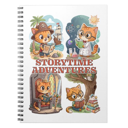 Storytime Adventures – A Journey Through Books Notizblock (Vorderseite)