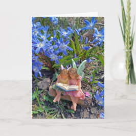 Storytime Fairy Garden Grußkarte Karte