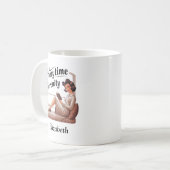 Storytime Serenity Book Lover Quote Kaffeetasse (Vorderseite Links)