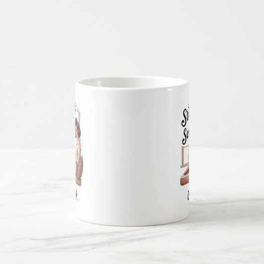 Storytime Serenity Book Lover Quote Kaffeetasse (Mittel)