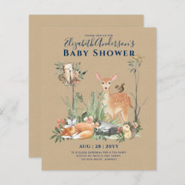 Storytime Woodland Animals Forest Baby Dusche Invi