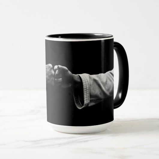 Stoß-Kaffee-Tasse Tasse (VorderseiteRechts)