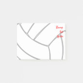 Stoß-Set-Spitzen-Spieler-Volleyball-Zellen Post-it Klebezettel (Vorderseite)