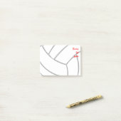 Stoß-Set-Spitzen-Spieler-Volleyball-Zellen Post-it Klebezettel (Auf Schreibtisch)