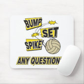 Stoß-Set-Spitzen-Volleyball-Geschenk Mousepad (Mit Mouse)