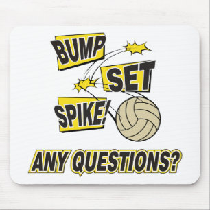 Stoß-Set-Spitzen-Volleyball-Geschenk Mousepad