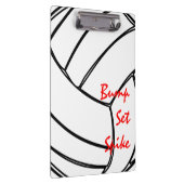 Stoß-Set-Spitzen-Volleyball-Zellen-Muster Klemmbrett (Rechts)