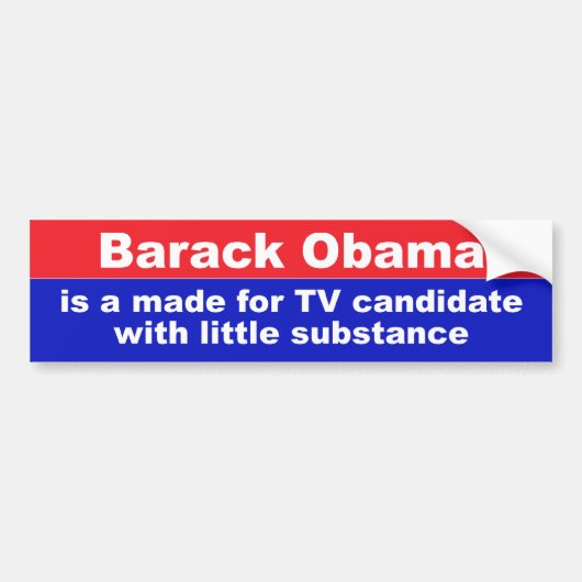 STOSSbarack obama Autoaufkleber (Vorne)