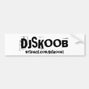STOSSDÄMPFER DJ SKOOB AUTOAUFKLEBER