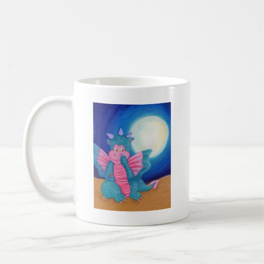 Stoßen der magische Drache luft Kaffeetasse (Links)