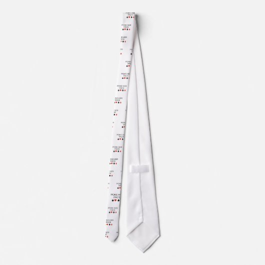 stoßen Sie ihren Gesicht T - Shirt Krawatte (Rückseite)